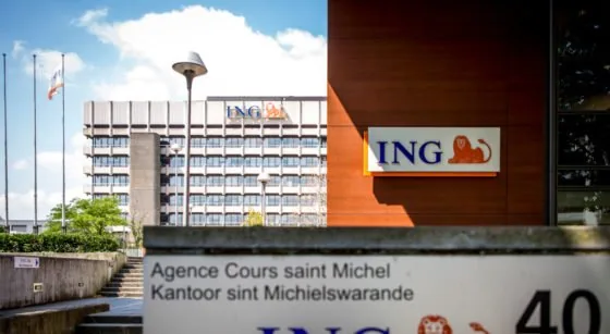 Façade de l'ancienne agence ING du Cours Saint-Michel